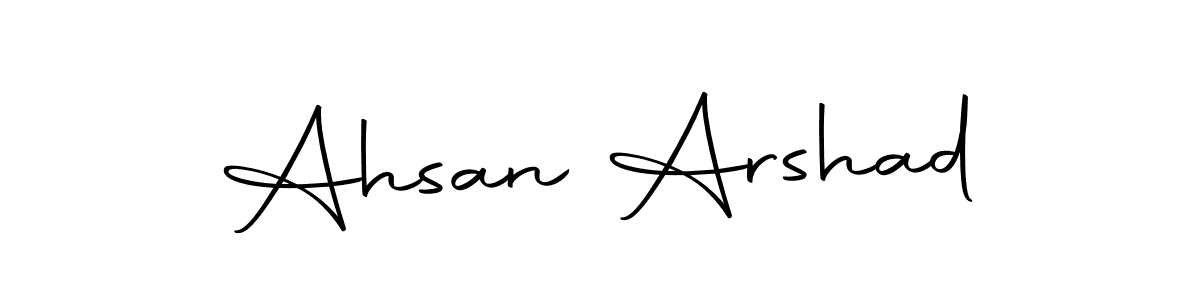 Autography-DOLnW is a professional signature style that is perfect for those who want to add a touch of class to their signature. It is also a great choice for those who want to make their signature more unique. Get Ahsan Arshad name to fancy signature for free. Ahsan Arshad signature style 10 images and pictures png