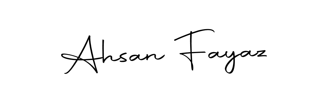 Make a beautiful signature design for name Ahsan Fayaz. With this signature (Autography-DOLnW) style, you can create a handwritten signature for free. Ahsan Fayaz signature style 10 images and pictures png