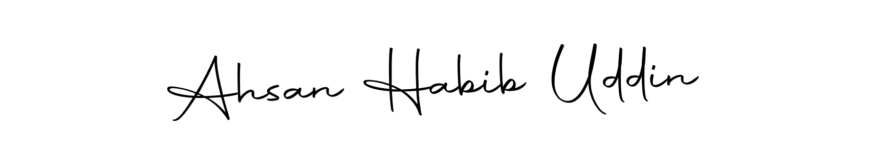 Also we have Ahsan Habib Uddin name is the best signature style. Create professional handwritten signature collection using Autography-DOLnW autograph style. Ahsan Habib Uddin signature style 10 images and pictures png