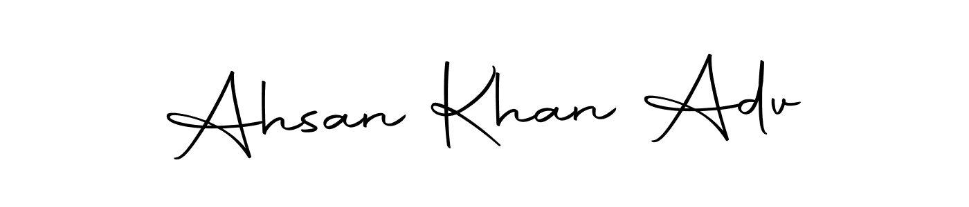 Create a beautiful signature design for name Ahsan Khan Adv. With this signature (Autography-DOLnW) fonts, you can make a handwritten signature for free. Ahsan Khan Adv signature style 10 images and pictures png