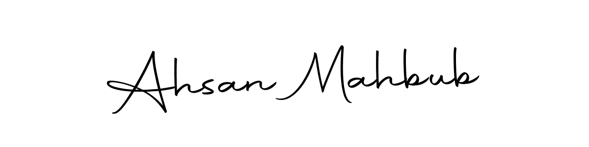 Ahsan Mahbub stylish signature style. Best Handwritten Sign (Autography-DOLnW) for my name. Handwritten Signature Collection Ideas for my name Ahsan Mahbub. Ahsan Mahbub signature style 10 images and pictures png
