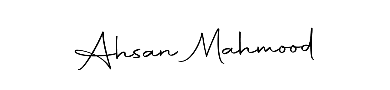 Create a beautiful signature design for name Ahsan Mahmood. With this signature (Autography-DOLnW) fonts, you can make a handwritten signature for free. Ahsan Mahmood signature style 10 images and pictures png