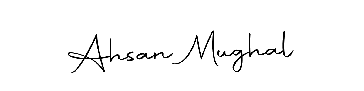 Use a signature maker to create a handwritten signature online. With this signature software, you can design (Autography-DOLnW) your own signature for name Ahsan Mughal. Ahsan Mughal signature style 10 images and pictures png