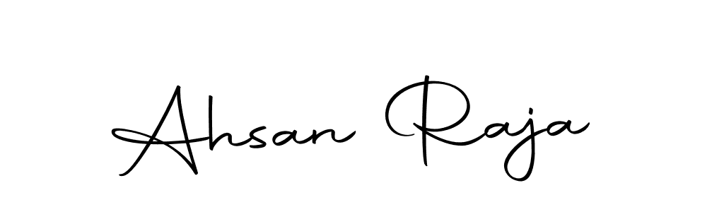 Make a beautiful signature design for name Ahsan Raja. With this signature (Autography-DOLnW) style, you can create a handwritten signature for free. Ahsan Raja signature style 10 images and pictures png