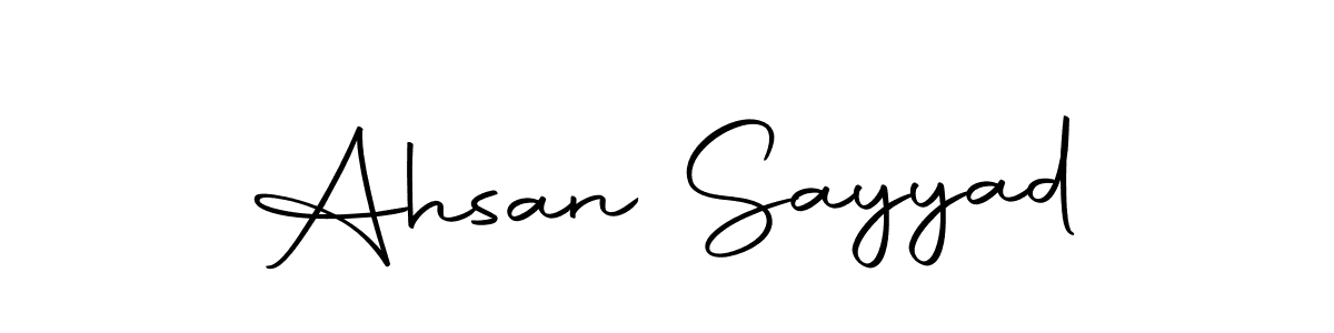 if you are searching for the best signature style for your name Ahsan Sayyad. so please give up your signature search. here we have designed multiple signature styles  using Autography-DOLnW. Ahsan Sayyad signature style 10 images and pictures png