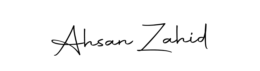 Ahsan Zahid stylish signature style. Best Handwritten Sign (Autography-DOLnW) for my name. Handwritten Signature Collection Ideas for my name Ahsan Zahid. Ahsan Zahid signature style 10 images and pictures png