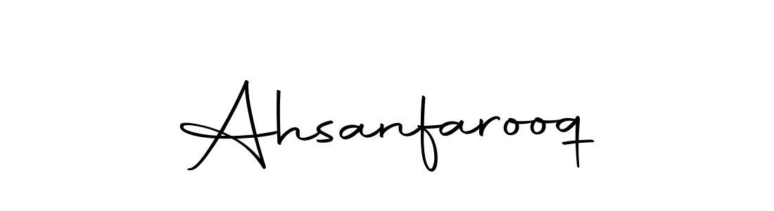 Design your own signature with our free online signature maker. With this signature software, you can create a handwritten (Autography-DOLnW) signature for name Ahsanfarooq. Ahsanfarooq signature style 10 images and pictures png