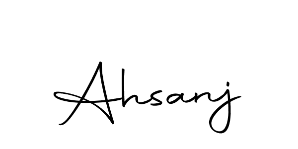 You should practise on your own different ways (Autography-DOLnW) to write your name (Ahsanj) in signature. don't let someone else do it for you. Ahsanj signature style 10 images and pictures png