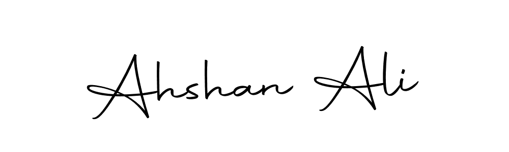 Create a beautiful signature design for name Ahshan Ali. With this signature (Autography-DOLnW) fonts, you can make a handwritten signature for free. Ahshan Ali signature style 10 images and pictures png