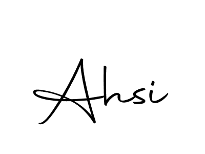 How to make Ahsi signature? Autography-DOLnW is a professional autograph style. Create handwritten signature for Ahsi name. Ahsi signature style 10 images and pictures png