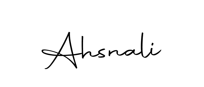 The best way (Autography-DOLnW) to make a short signature is to pick only two or three words in your name. The name Ahsnali include a total of six letters. For converting this name. Ahsnali signature style 10 images and pictures png