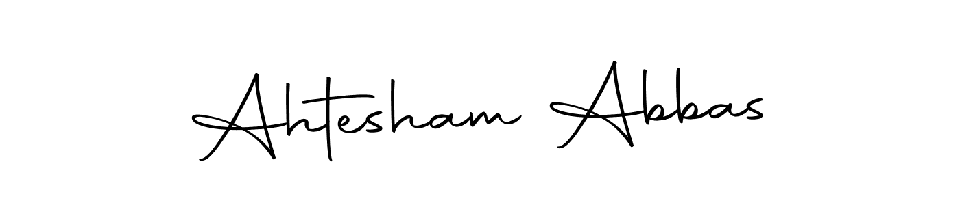 You should practise on your own different ways (Autography-DOLnW) to write your name (Ahtesham Abbas) in signature. don't let someone else do it for you. Ahtesham Abbas signature style 10 images and pictures png