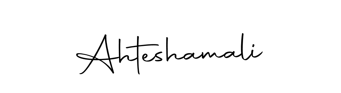 Create a beautiful signature design for name Ahteshamali. With this signature (Autography-DOLnW) fonts, you can make a handwritten signature for free. Ahteshamali signature style 10 images and pictures png