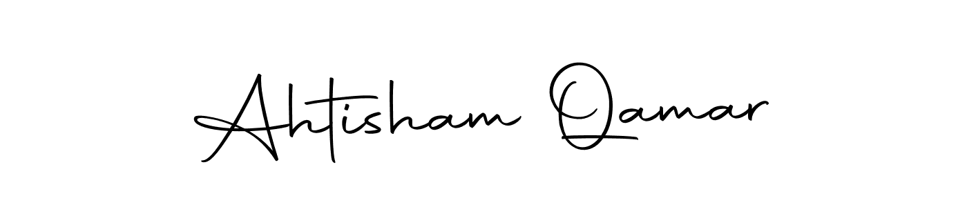 You should practise on your own different ways (Autography-DOLnW) to write your name (Ahtisham Qamar) in signature. don't let someone else do it for you. Ahtisham Qamar signature style 10 images and pictures png