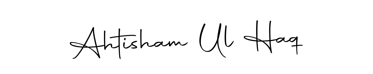 The best way (Autography-DOLnW) to make a short signature is to pick only two or three words in your name. The name Ahtisham Ul Haq include a total of six letters. For converting this name. Ahtisham Ul Haq signature style 10 images and pictures png