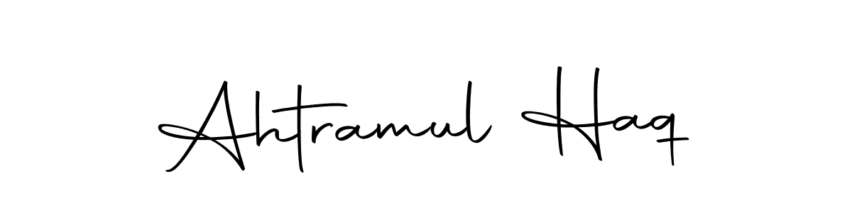 Use a signature maker to create a handwritten signature online. With this signature software, you can design (Autography-DOLnW) your own signature for name Ahtramul Haq. Ahtramul Haq signature style 10 images and pictures png