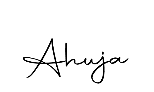 Also we have Ahuja name is the best signature style. Create professional handwritten signature collection using Autography-DOLnW autograph style. Ahuja signature style 10 images and pictures png