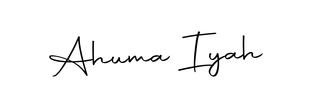 How to make Ahuma Iyah signature? Autography-DOLnW is a professional autograph style. Create handwritten signature for Ahuma Iyah name. Ahuma Iyah signature style 10 images and pictures png