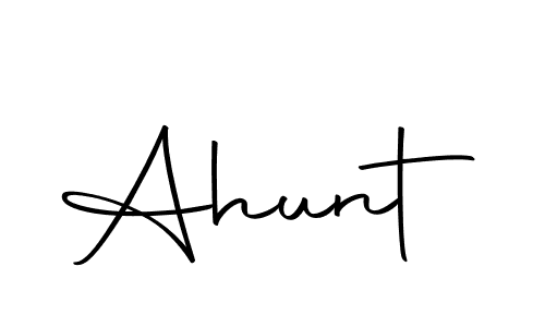 How to make Ahunt name signature. Use Autography-DOLnW style for creating short signs online. This is the latest handwritten sign. Ahunt signature style 10 images and pictures png