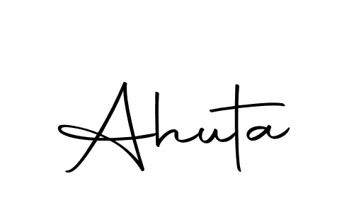 The best way (Autography-DOLnW) to make a short signature is to pick only two or three words in your name. The name Ahuta include a total of six letters. For converting this name. Ahuta signature style 10 images and pictures png