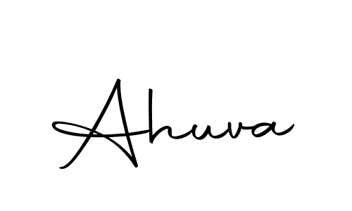 Design your own signature with our free online signature maker. With this signature software, you can create a handwritten (Autography-DOLnW) signature for name Ahuva. Ahuva signature style 10 images and pictures png