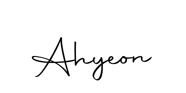 Ahyeon stylish signature style. Best Handwritten Sign (Autography-DOLnW) for my name. Handwritten Signature Collection Ideas for my name Ahyeon. Ahyeon signature style 10 images and pictures png