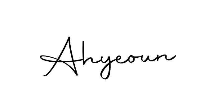 Also we have Ahyeoun name is the best signature style. Create professional handwritten signature collection using Autography-DOLnW autograph style. Ahyeoun signature style 10 images and pictures png