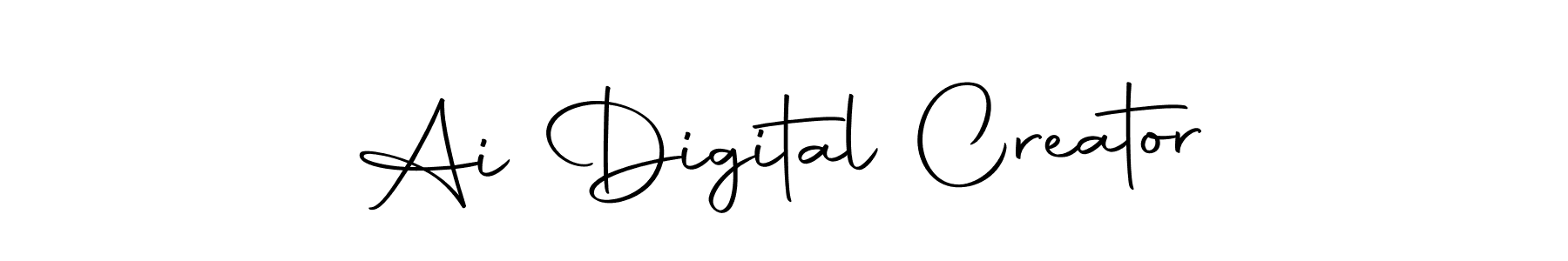 Design your own signature with our free online signature maker. With this signature software, you can create a handwritten (Autography-DOLnW) signature for name Ai Digital Creator. Ai Digital Creator signature style 10 images and pictures png