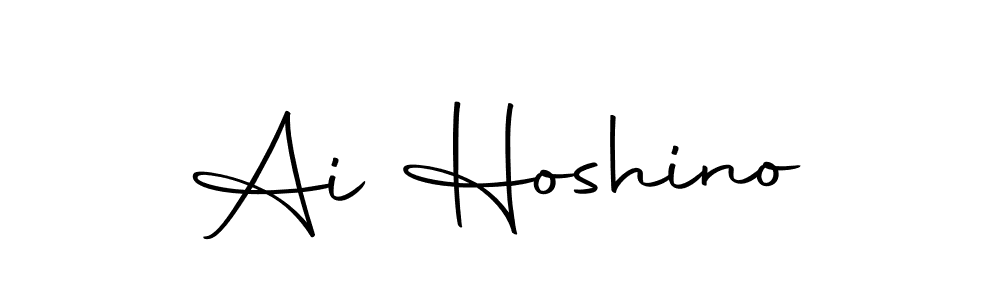 Create a beautiful signature design for name Ai Hoshino. With this signature (Autography-DOLnW) fonts, you can make a handwritten signature for free. Ai Hoshino signature style 10 images and pictures png
