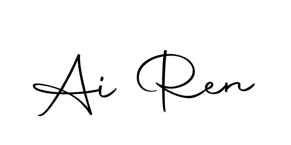 Create a beautiful signature design for name Ai Ren. With this signature (Autography-DOLnW) fonts, you can make a handwritten signature for free. Ai Ren signature style 10 images and pictures png