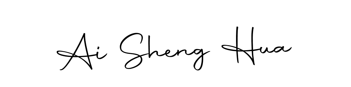 You can use this online signature creator to create a handwritten signature for the name Ai Sheng Hua. This is the best online autograph maker. Ai Sheng Hua signature style 10 images and pictures png