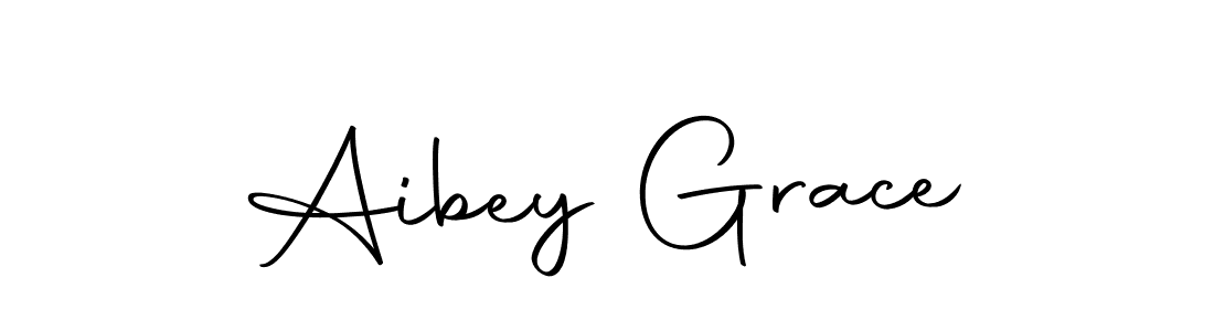 Design your own signature with our free online signature maker. With this signature software, you can create a handwritten (Autography-DOLnW) signature for name Aibey Grace. Aibey Grace signature style 10 images and pictures png