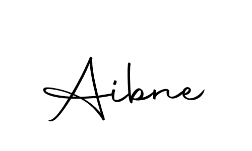 Use a signature maker to create a handwritten signature online. With this signature software, you can design (Autography-DOLnW) your own signature for name Aibne. Aibne signature style 10 images and pictures png