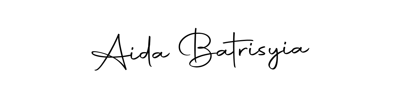 You should practise on your own different ways (Autography-DOLnW) to write your name (Aida Batrisyia) in signature. don't let someone else do it for you. Aida Batrisyia signature style 10 images and pictures png