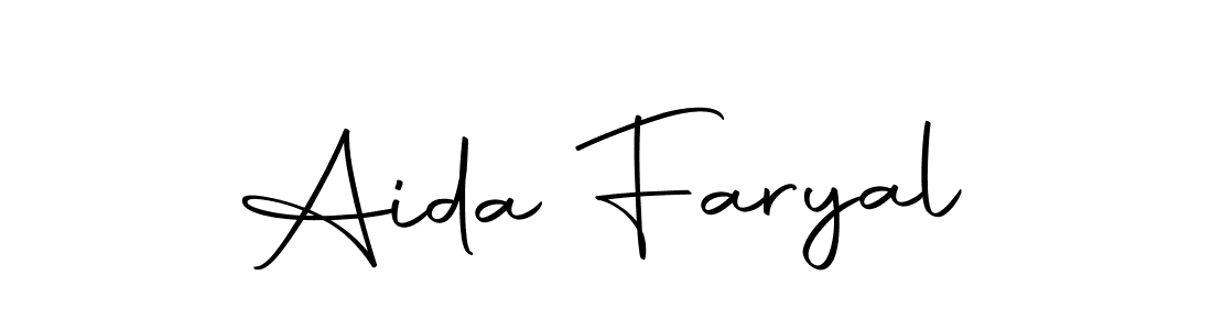 The best way (Autography-DOLnW) to make a short signature is to pick only two or three words in your name. The name Aida Faryal include a total of six letters. For converting this name. Aida Faryal signature style 10 images and pictures png