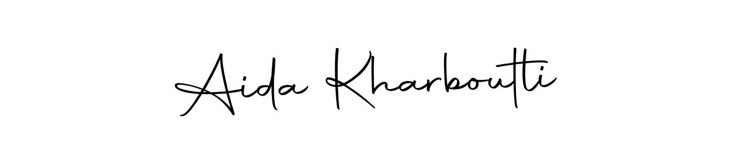 Make a beautiful signature design for name Aida Kharboutli. With this signature (Autography-DOLnW) style, you can create a handwritten signature for free. Aida Kharboutli signature style 10 images and pictures png