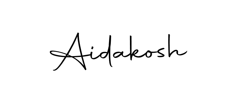 Aidakosh stylish signature style. Best Handwritten Sign (Autography-DOLnW) for my name. Handwritten Signature Collection Ideas for my name Aidakosh. Aidakosh signature style 10 images and pictures png