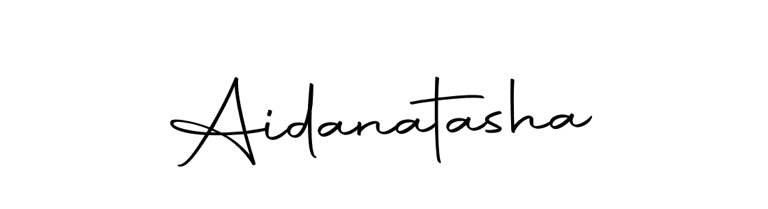 How to make Aidanatasha signature? Autography-DOLnW is a professional autograph style. Create handwritten signature for Aidanatasha name. Aidanatasha signature style 10 images and pictures png