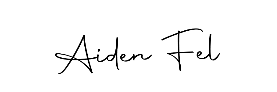 Use a signature maker to create a handwritten signature online. With this signature software, you can design (Autography-DOLnW) your own signature for name Aiden Fel. Aiden Fel signature style 10 images and pictures png