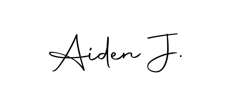 You can use this online signature creator to create a handwritten signature for the name Aiden J.. This is the best online autograph maker. Aiden J. signature style 10 images and pictures png