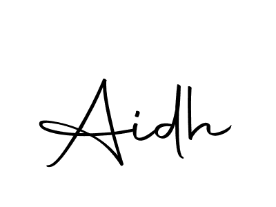 The best way (Autography-DOLnW) to make a short signature is to pick only two or three words in your name. The name Aidh include a total of six letters. For converting this name. Aidh signature style 10 images and pictures png