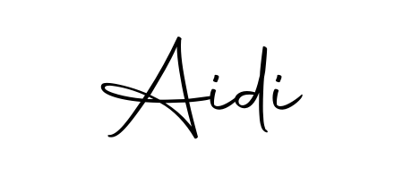 You should practise on your own different ways (Autography-DOLnW) to write your name (Aidi) in signature. Don't let someone else do it for you. Aidi signature style 10 images and pictures png