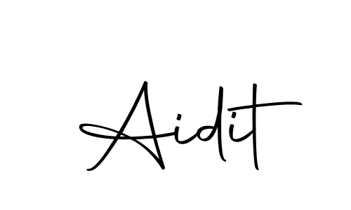 Create a beautiful signature design for name Aidit. With this signature (Autography-DOLnW) fonts, you can make a handwritten signature for free. Aidit signature style 10 images and pictures png