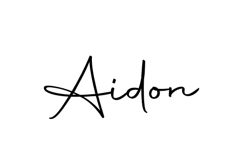 Design your own signature with our free online signature maker. With this signature software, you can create a handwritten (Autography-DOLnW) signature for name Aidon. Aidon signature style 10 images and pictures png