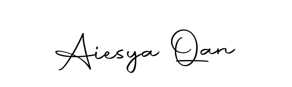 Autography-DOLnW is a professional signature style that is perfect for those who want to add a touch of class to their signature. It is also a great choice for those who want to make their signature more unique. Get Aiesya Qan name to fancy signature for free. Aiesya Qan signature style 10 images and pictures png