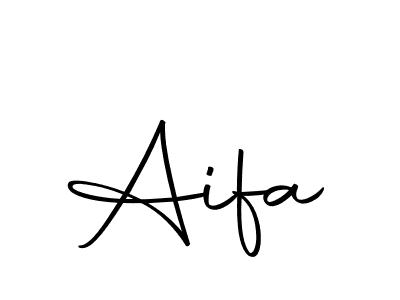 Aifa stylish signature style. Best Handwritten Sign (Autography-DOLnW) for my name. Handwritten Signature Collection Ideas for my name Aifa. Aifa signature style 10 images and pictures png