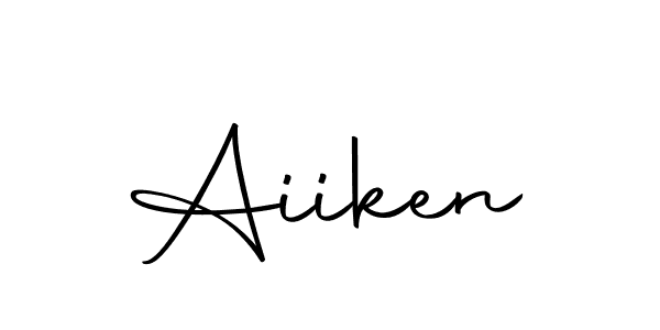 Use a signature maker to create a handwritten signature online. With this signature software, you can design (Autography-DOLnW) your own signature for name Aiiken. Aiiken signature style 10 images and pictures png