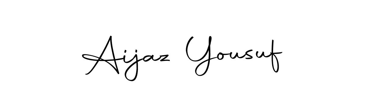 Autography-DOLnW is a professional signature style that is perfect for those who want to add a touch of class to their signature. It is also a great choice for those who want to make their signature more unique. Get Aijaz Yousuf name to fancy signature for free. Aijaz Yousuf signature style 10 images and pictures png