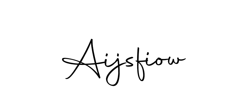 You can use this online signature creator to create a handwritten signature for the name Aijsfiow. This is the best online autograph maker. Aijsfiow signature style 10 images and pictures png