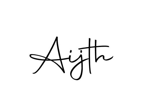 The best way (Autography-DOLnW) to make a short signature is to pick only two or three words in your name. The name Aijth include a total of six letters. For converting this name. Aijth signature style 10 images and pictures png